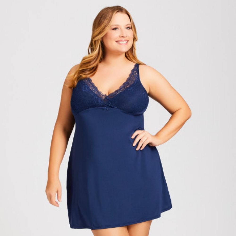 Avenue Sexy Chemise  Navy
